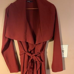 BNWOT Timeless Waterfall Coverall/Jacket. Sz. M/L. Never Worn. Ankle Length.